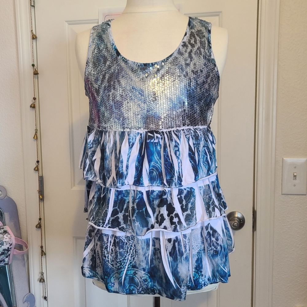 Notations Glittery Top